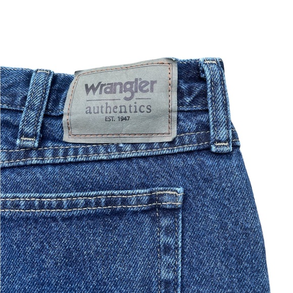 WRANGLER AUTHENTICS MENS SIZE38x29 DENIM BLUE JEANS. - Picture 3 of 5